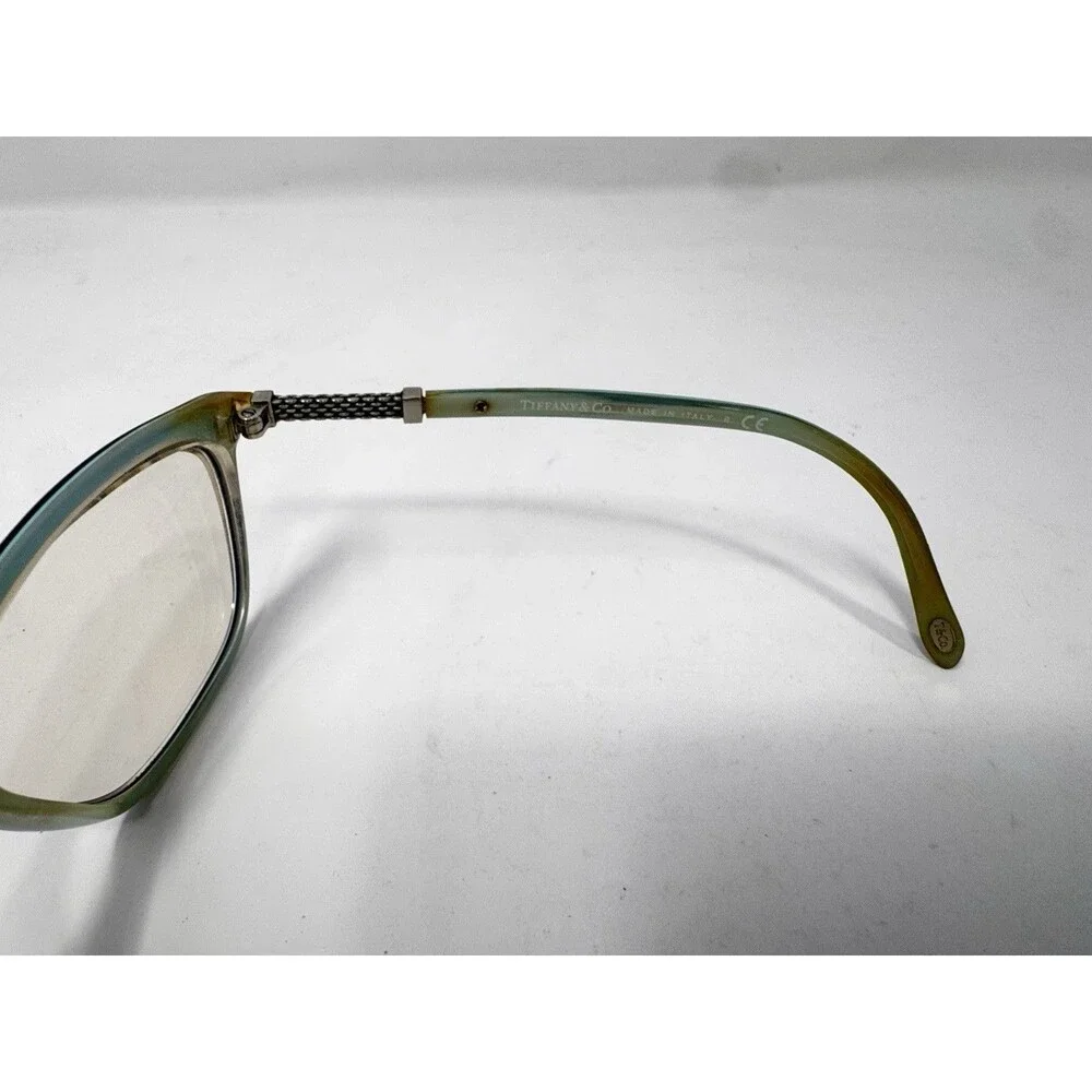 Tiffany & Co TF2116-B 8193 Eyeglass Frames Only 53-16-140 Black Turquoise Italy